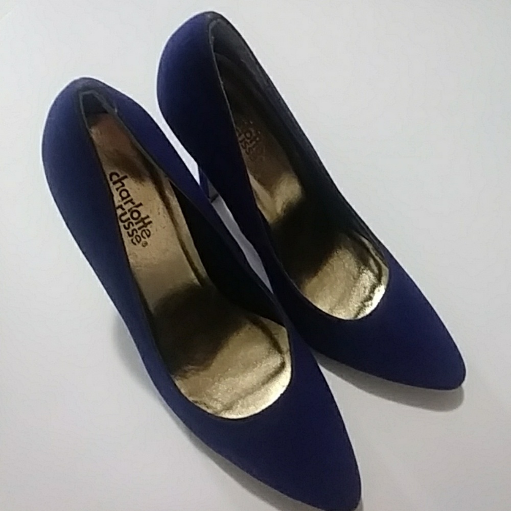 Charlotte russe suede high heels